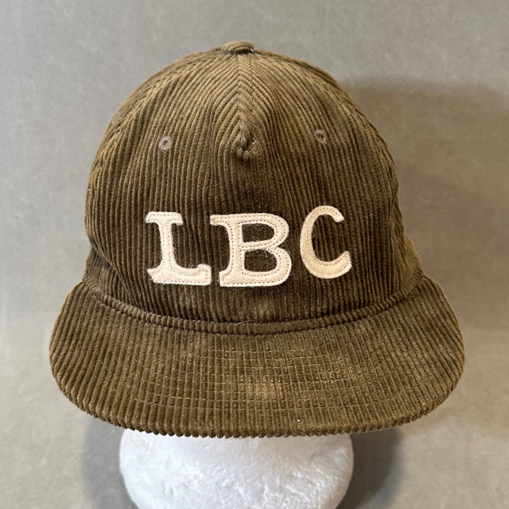 Sandlot Goods LBC Corduroy Snapback Hat Olive Green Made in USA Cap